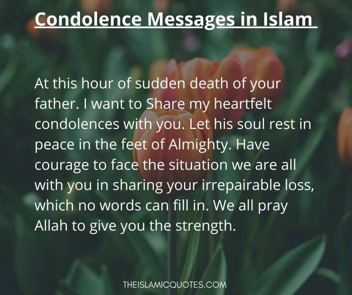 condolence message to a muslim terbaru