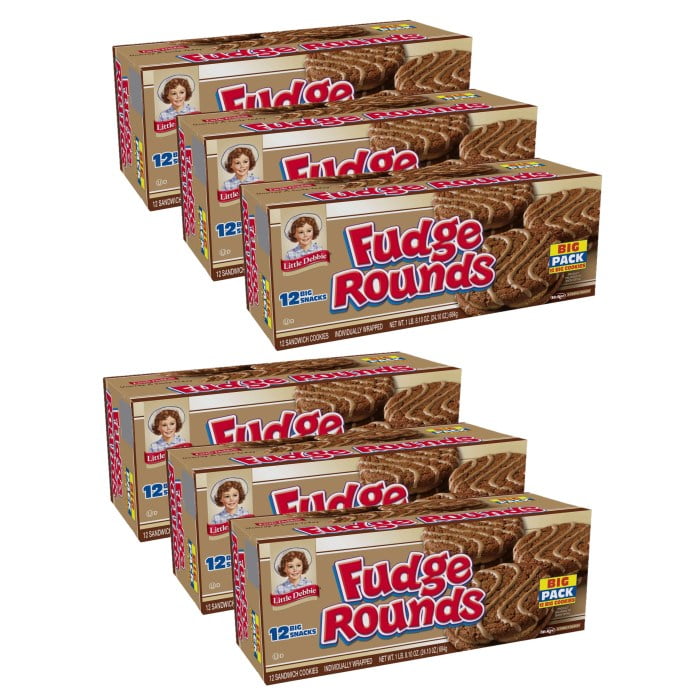 fudge rounds individually creme sandwich