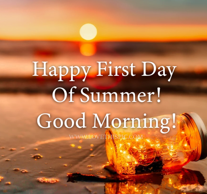 good morning 1st day of summer wishes