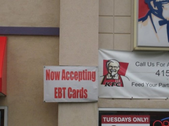 food stamps kfc ebt accept fast restaurants accepts cards