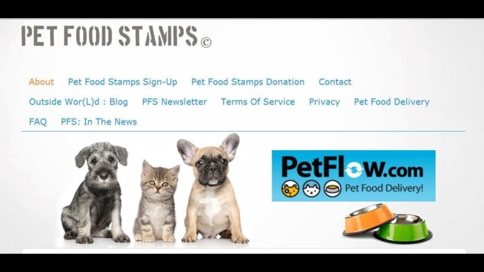 does food stamps pay for dog food
