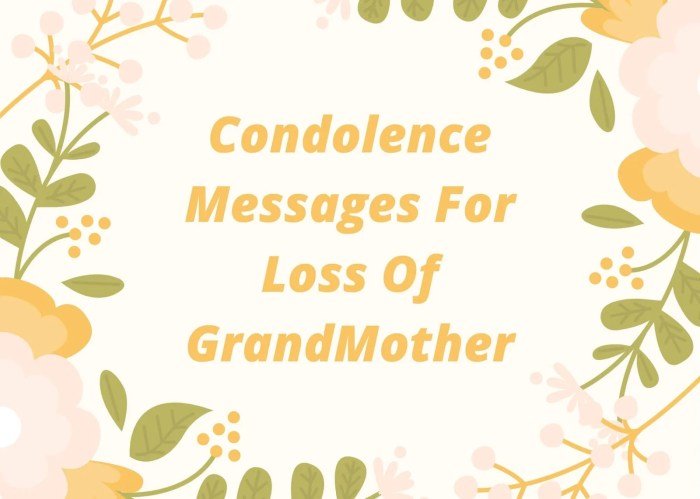 condolence messages for loss of grandmother terbaru