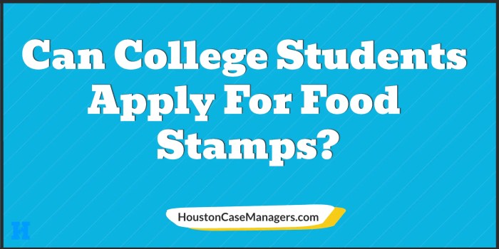 can i get food stamps as a student