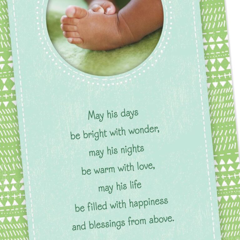 christian baby shower card message terbaru