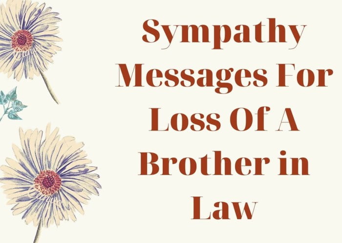 condolence messages for loss of brother in law terbaru