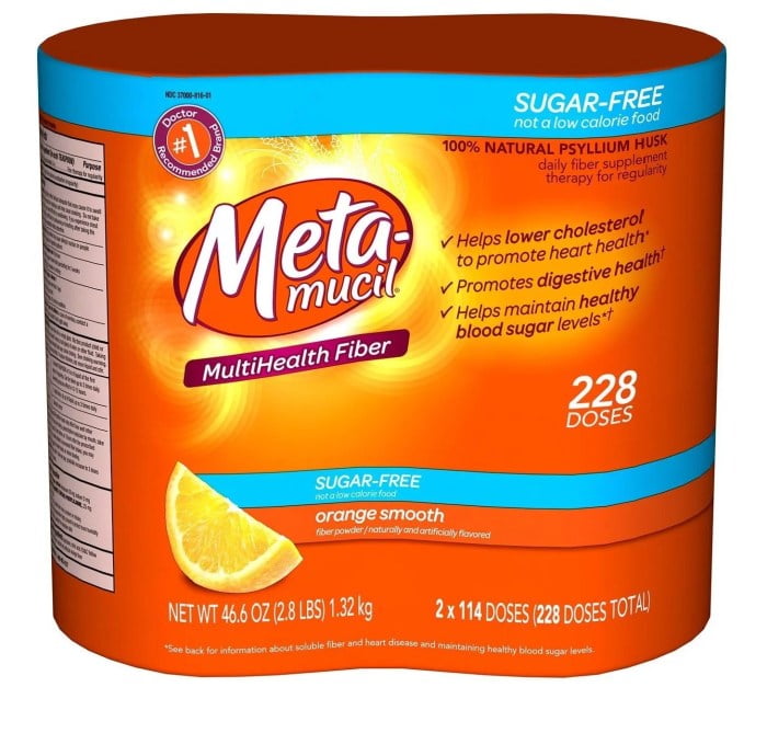 metamucil psyllium packets supplement flavored 44ct