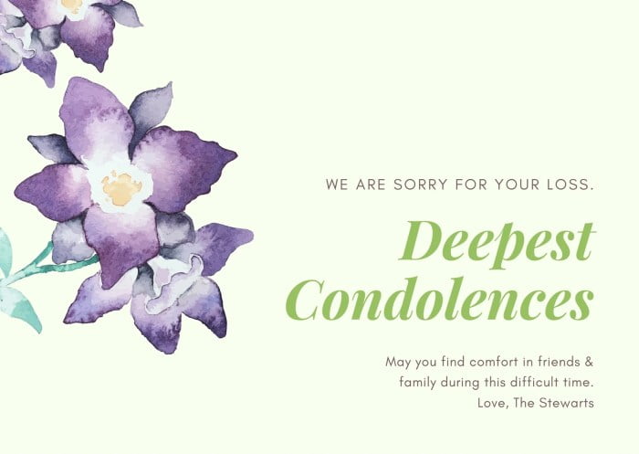 condolence message poster terbaru