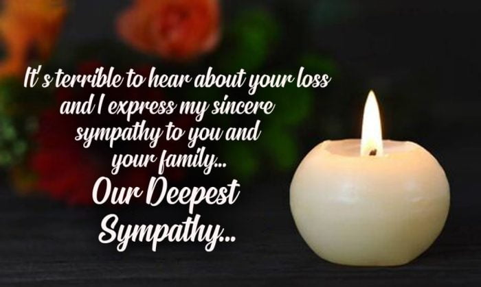 sympathy messages condolences condolence deepest heartfelt footprints